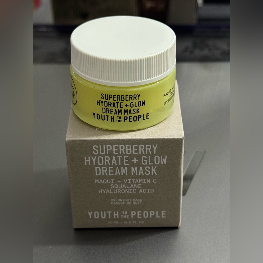 Superberry Hydrate + Glow Dream Mask - Yellow